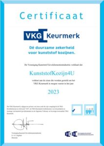 VKG keurmerk certificaat Kunststofkozijn4u 