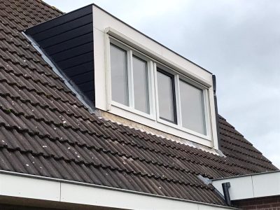 Kunststofkozijn4U Kunststof kozijnen - Dakkapel en gevelbekleding Nijeveen Renovatie woning Nijeveen . Renovatie woning Nijeveen - plaatsen dakkapel met kunststof gevelbekleding en kunststof kozijn bij een particuliere woning.